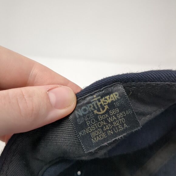 Battleship Missouri Memorial Snapback Hat Blue One Size Adjustable - Picture 8 of 8